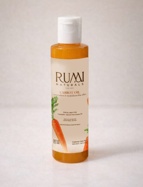 Rumi Naturals Carrot Oil – Natural Glow Enhancing Skin Oil